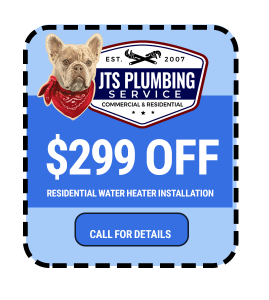 coupon 299 JTS Plumbing